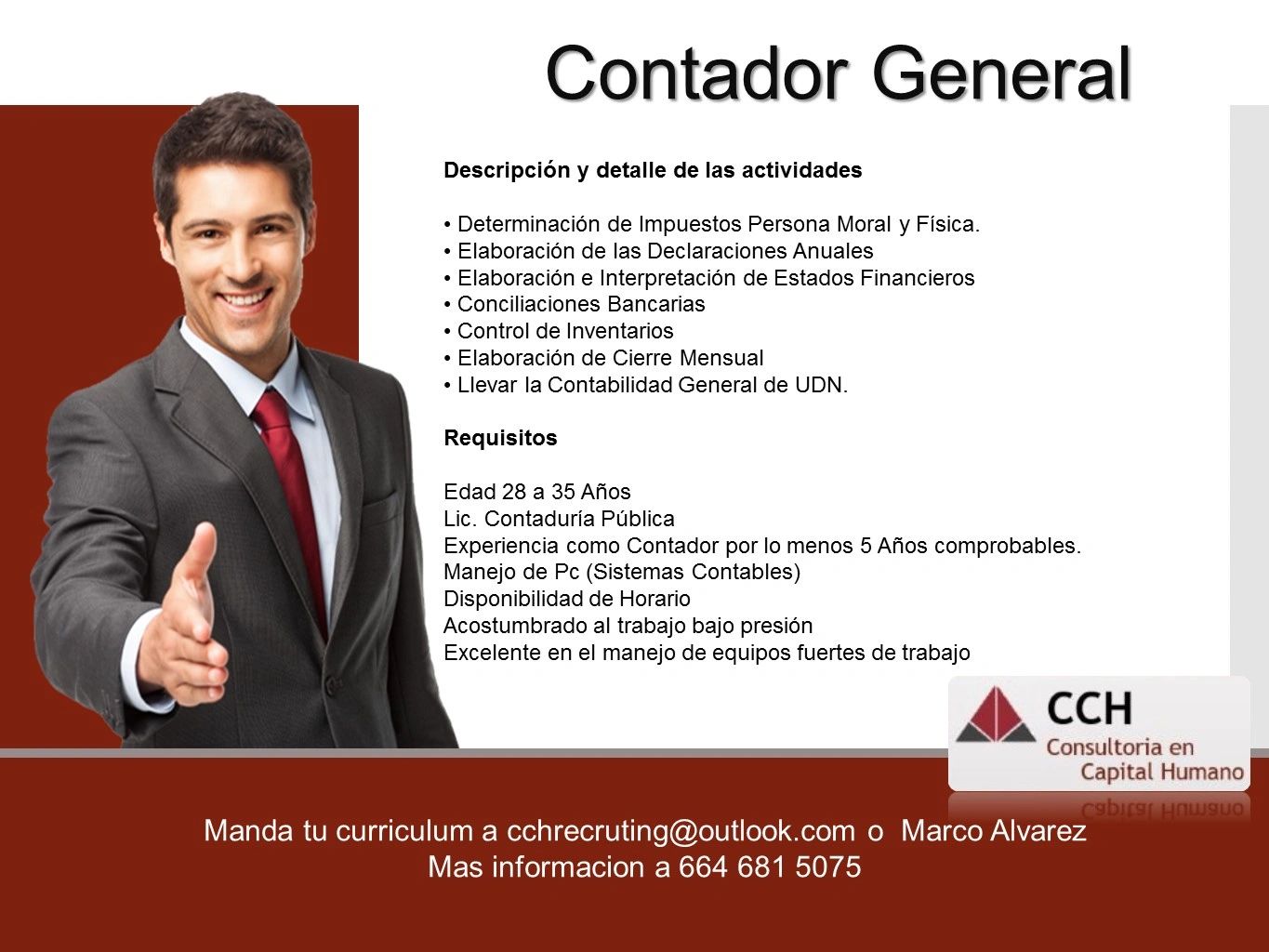 CCH Recruiting - Vacante